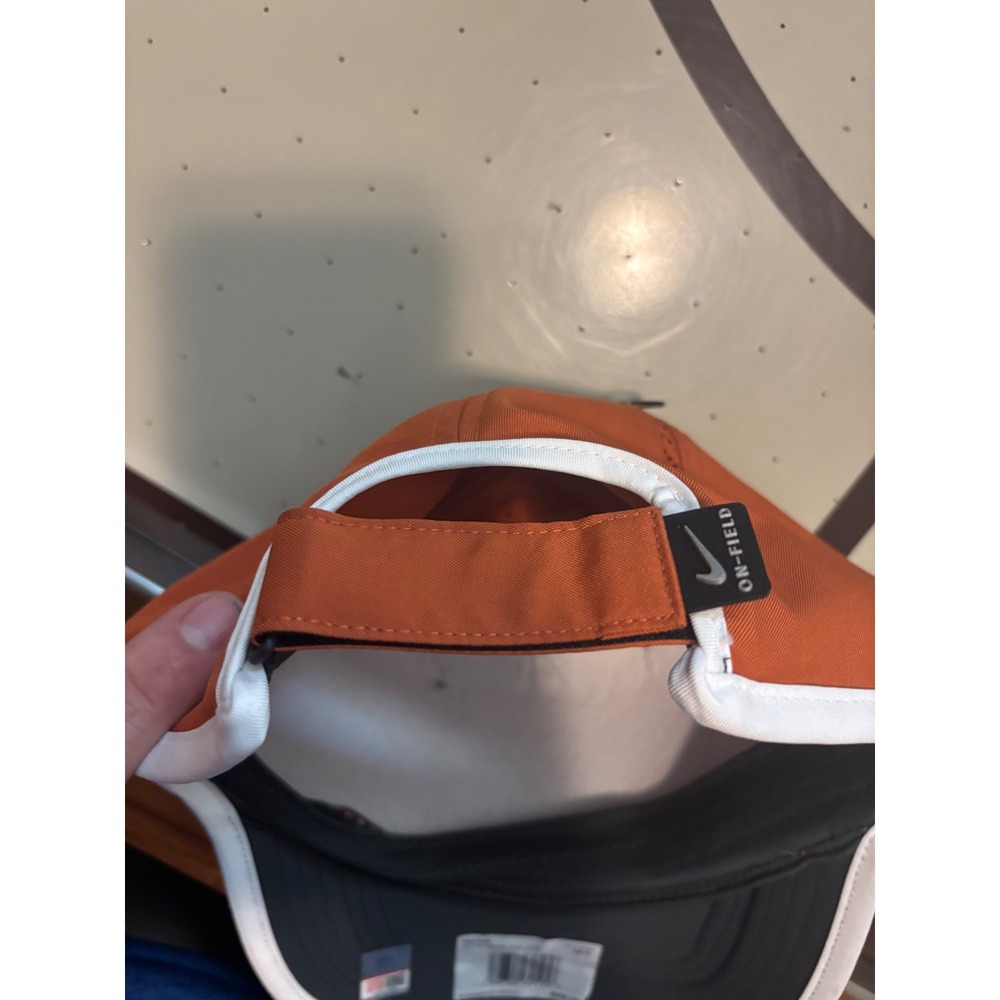 Nike Texas Longhorns Dri-FIT Club Cap Burnt Orange On-Field Hat - Picture 4 of 5